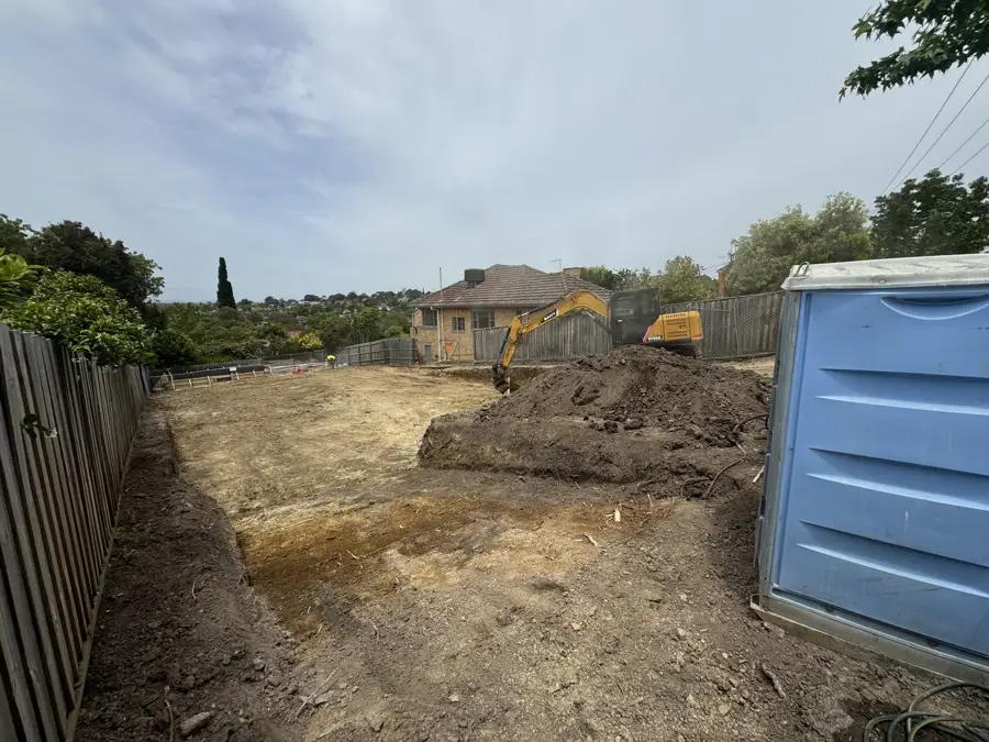Entire Excavations — residential site cut and excavation